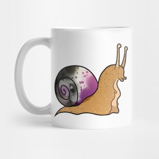 LGBT acexual snail Mug